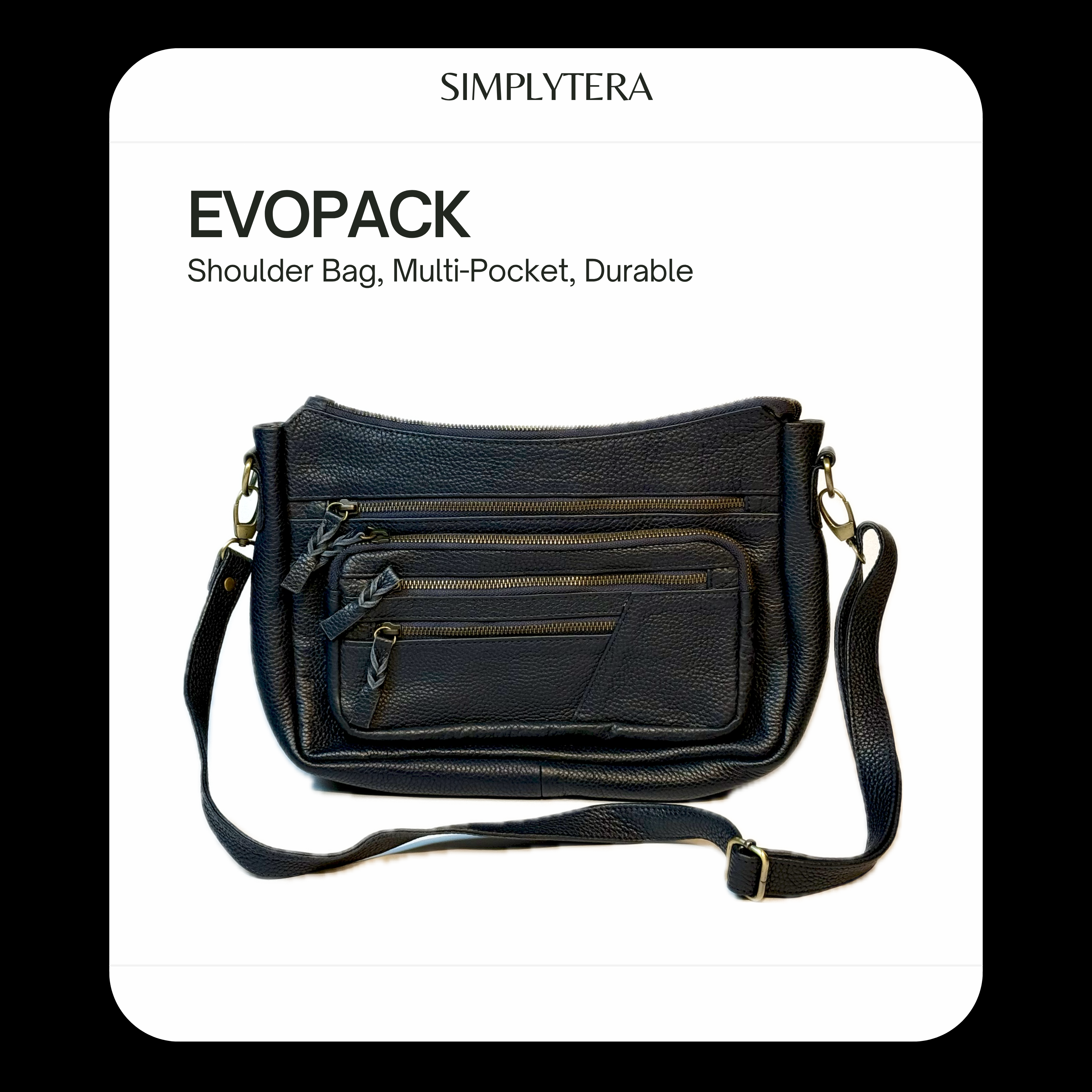 EVOPACK Multi-Pocket Durable Shoulder Bag – Everyday Utility & Style